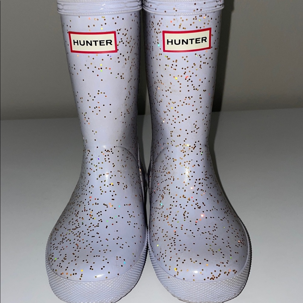 Hunter Kids Glitter Rain Boots